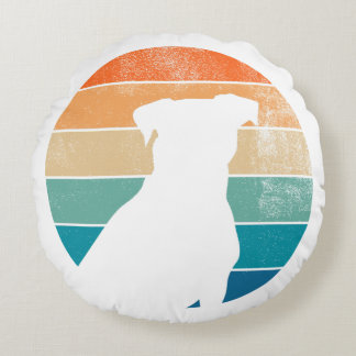 Retro Dog Silhouette Pillow – Vintage Pet Lover