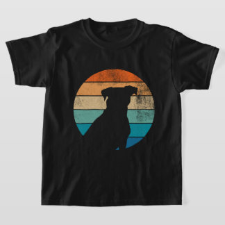 Retro Dog Silhouette T-shirt – Vintage Pet Lover