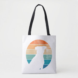 Retro Dog Silhouette – Vintage Pet Lover Tote Bag