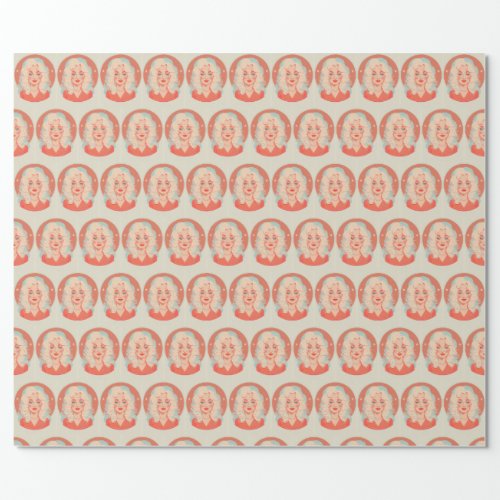 Retro Dolly Vintage Dollywood Wrapping Paper