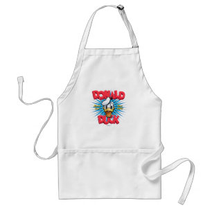 Retro Donald Duck Heritage Graphic Adult Apron