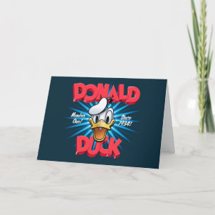 Retro Donald Duck Heritage Graphic Card