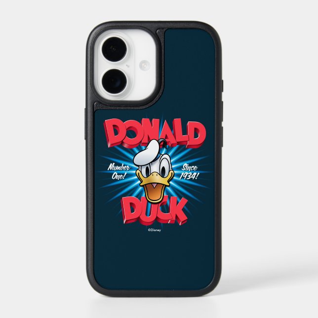Retro Donald Duck Heritage Graphic Otterbox iPhone Case (Back)