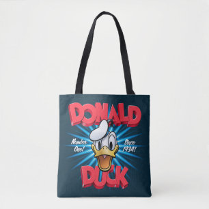 Retro Donald Duck Heritage Graphic Tote Bag