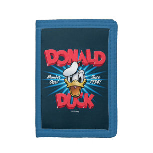 Retro Donald Duck Heritage Graphic Tri-fold Wallet