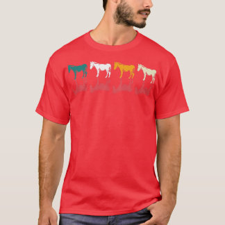 Retro Donkey Lover Farmer Farm Animal Donkey  T-Shirt
