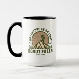 Retro Donut Falls Hike Sunset Mug