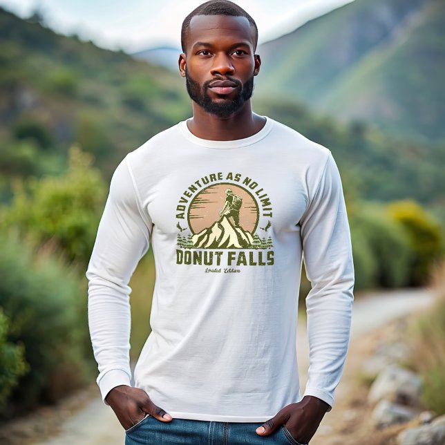 Retro Donut Falls Hike Sunset Sweatshirt (Creator Uploaded)