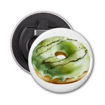 Retro Donut - Green Icing