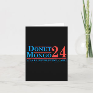 Retro Donut Mongo 2024 Funny Meme  Card