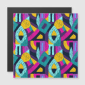 Retro doodles: geometric pop art. (Front/Back)