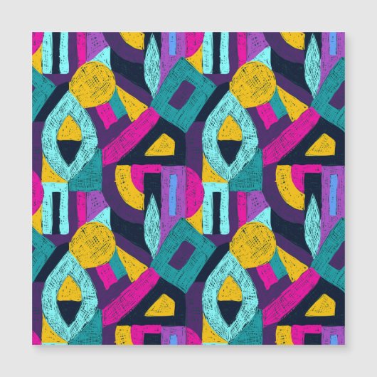 Retro doodles: geometric pop art. (Front)