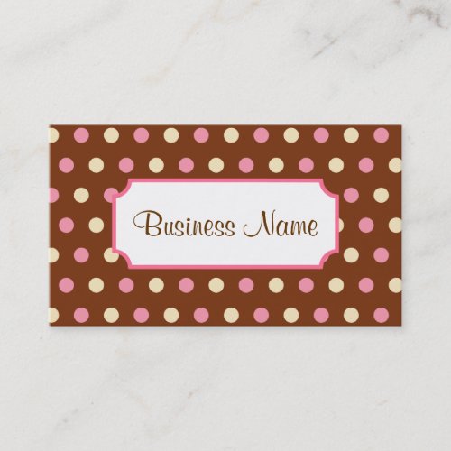 Retro Dot Business Card