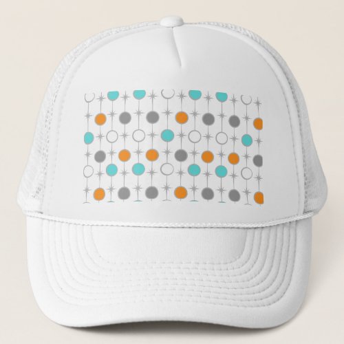 Retro Dots and Starbursts Trucker Hat