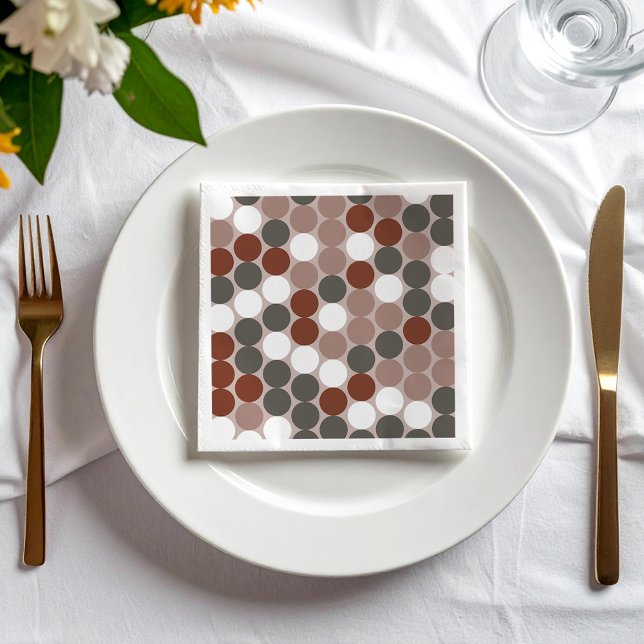 Retro dots pattern napkins (Creator Uploaded)