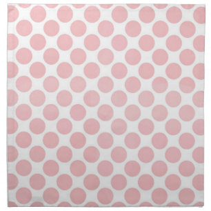 Retro dots - Shell pink Napkin