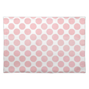Retro dots - Shell pink Placemat