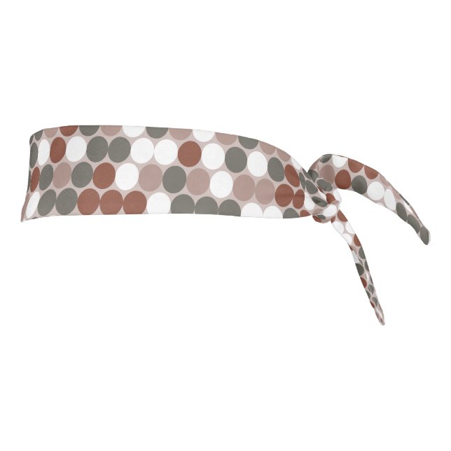 Retro dots tie headband (Rotate 90)