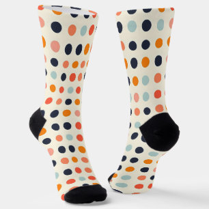 Retro Dotted Pattern Socks