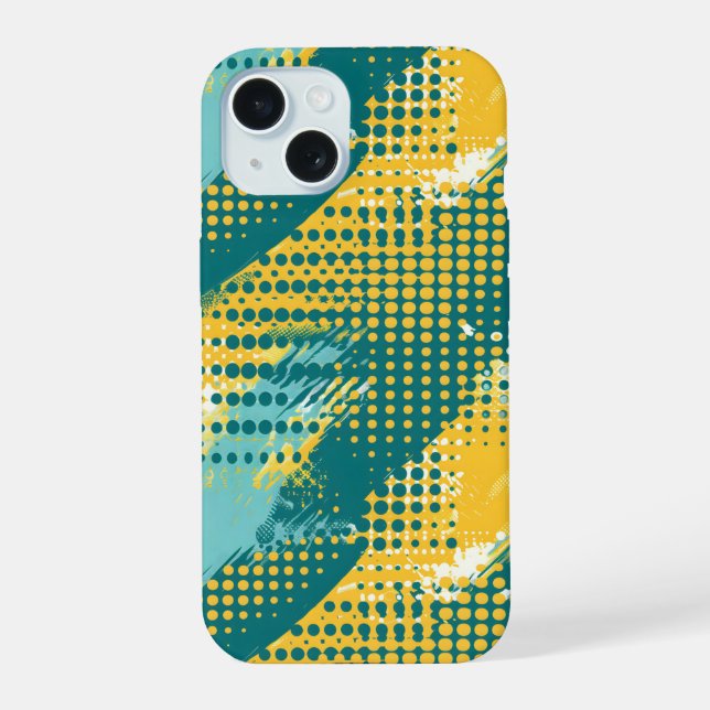 Retro Dotwave Iphone Case (Back)