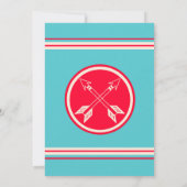 Retro Double Arrows Smash Book Scrapbooking Page (Back)