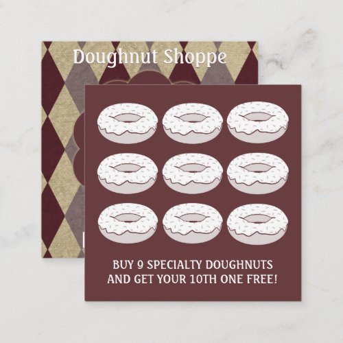 retro doughnut diamond loyalty punch