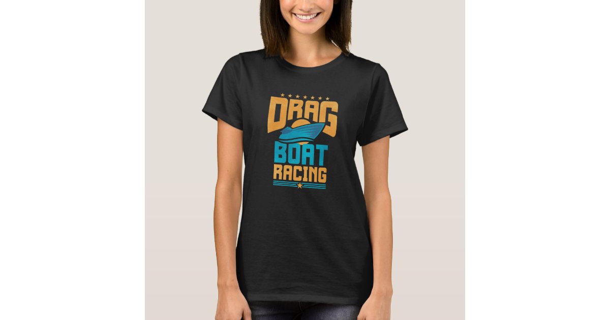 Retro Drag Boat Racing TShirt Zazzle