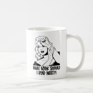 Retro Drama Reading Lover Meme Coffee Mug