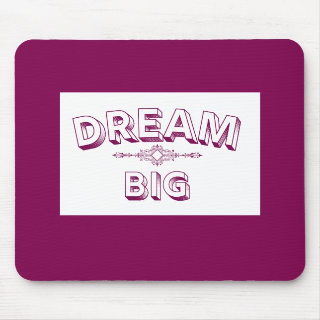 Retro Dream Big Mouse Pad (Front)