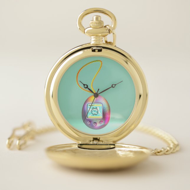 Retro Dream Pet  Pocket Watch (Inside)