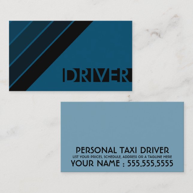 retro DRIVER Business Card (Front/Back)