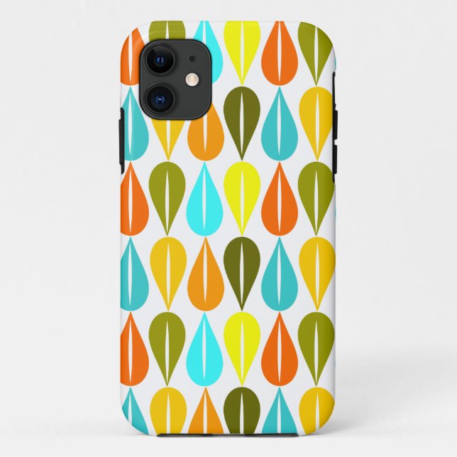 Retro Droplets Case-Mate iPhone Case (Back)