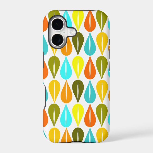 Retro Droplets Iphone Case (Back)