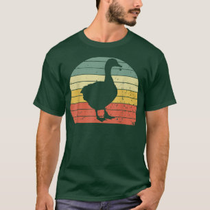 Retro Duck Vintage Duck Spirit Farmer Animal Lover T-Shirt