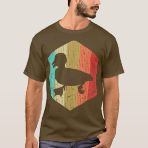 Retro Duck Vintage Duck Spirit Farmer Animal Lover T-Shirt