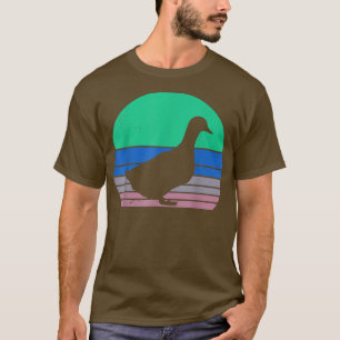 Retro Duck Vintage Duck Spirit Farmer Animal Lover T-Shirt