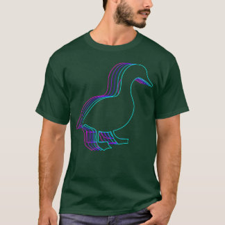 Retro Ducks Animal Vaporwave friend T-Shirt