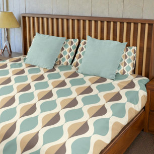 Retro Duvet Cover Mid Century Modern Retro Vintage