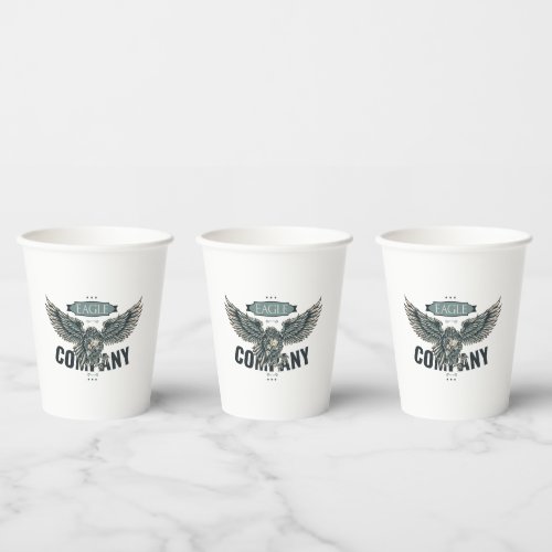 Retro Eagle Company American Design Paper Cups