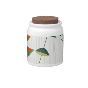 Retro Eames-Era Atomic Inspired Candy Jar