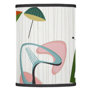 Retro Eames-Era Atomic Inspired Lamp Shade