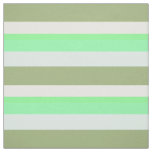 Retro Earth &amp; Sea Vertical Stripes Fabric