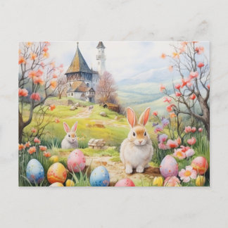 Retro Easter Postcard
