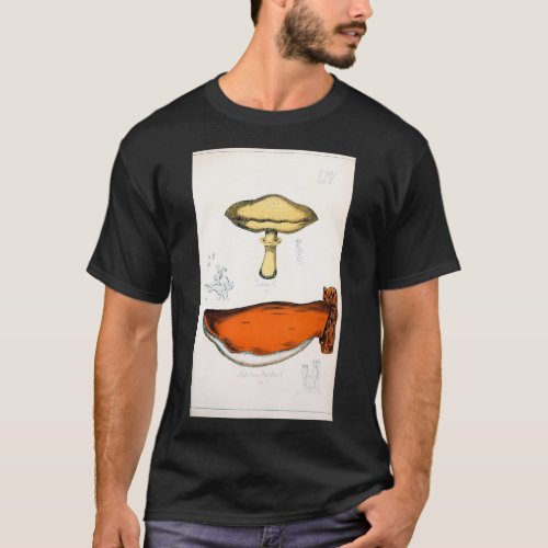 Retro edible and poisonous bracket fungi T_Shirt