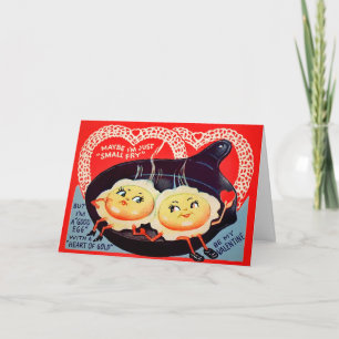 Retro Eggs Valentine's Day Card