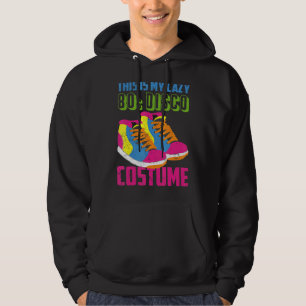 Retro Eighties Theme Party Lazy 80s Disco Costume Hoodie