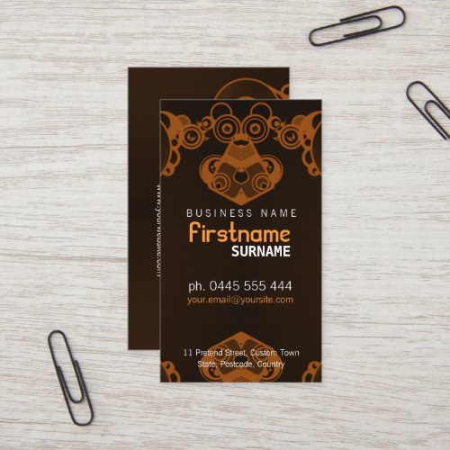 Retro Electro Music Business Card