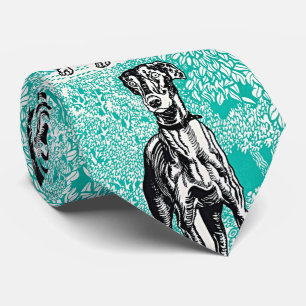Retro Elegance:  Greyhound by Moriz Jung Neck Tie