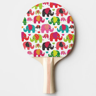 Elephant Ping Pong Table Tennis Paddles Zazzle