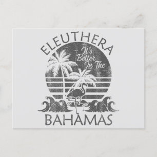 Retro Eleuthera Bahamas Postcard Vacation Cruise